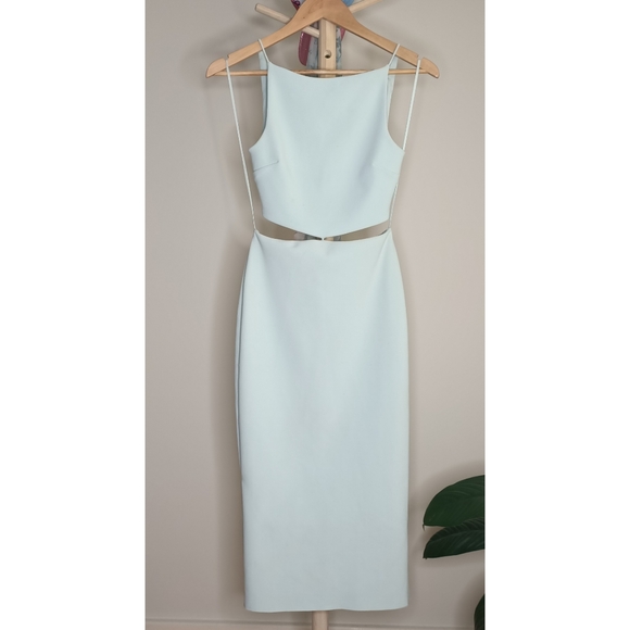 BEC + BRIDGE Scout Midi Dress Cool Mint *size 8* - Picture 4 of 5